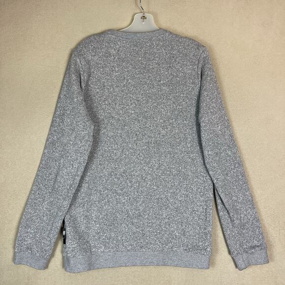 Picture Sweater‎ Mens M Gray Organic Tofu Knit Durable Pill Resistant Crew Neck - Picture 11 of 12